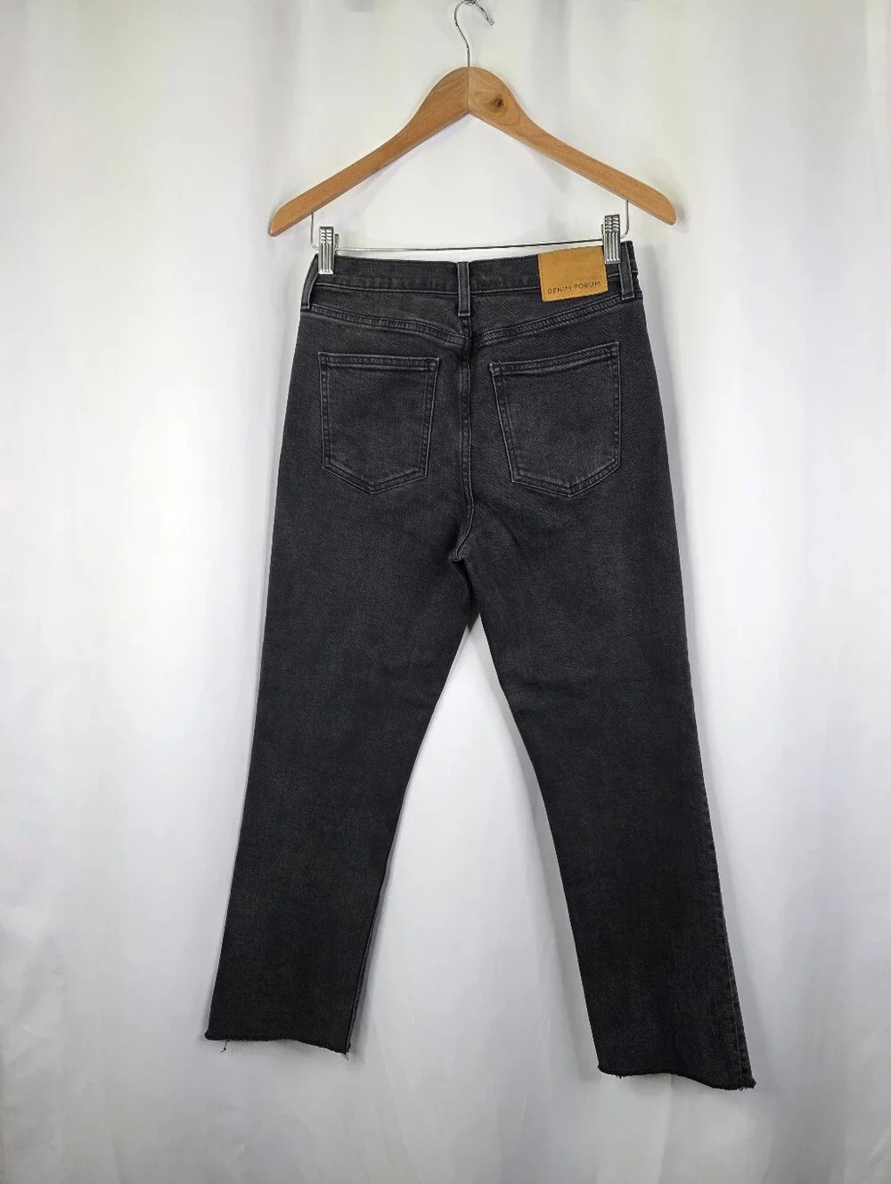 Aritzia Denim Forum Womens 27 The Arlo High Rise Straight Denim Jeans Button Fly